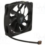 8025814933 AK-FN065, Fan: DC; axial; 12VDC; 120x120x25mm; 28.9dBA; HDB; 600?1900rpm Hirschmann