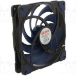 8025814878 AK-FN118, Fan: DC; axial; 12VDC; 140x140x25mm; 38.5dBA; HDB; 600?1800rpm Hirschmann