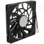 8026989810 AK-FN078, Fan: DC; axial; 12VDC; 120x120x15mm; 30.32dBA; EBR; 600?1600rpm Hirschmann