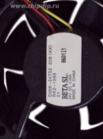 8017873721 Вентилятор Nidec D06K-24TS2 27B 24v 0.06a 3 pin 60x25 () Hirschmann