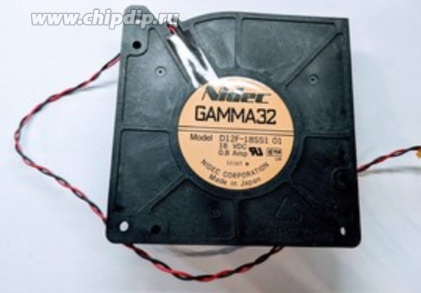doc042558679 8017873801 Вентилятор Nidec GAMMA32 Model D12F-18SS1 01 18V DC 0.8A 120x32 улитка 2pin () Hirschmann — изображение 1
