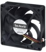8020684479 9RA0924P4G001, Axial Fan, 24 V dc, DC Operation, 3.12W, 130mA Max, 92 x 92 x 25mm Hirschmann — изображение 2