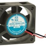 8005184051 OD4020-24HB, DC Fans DC Fan, 40x40x20mm, 24VDC, 9CFM, 0.09A, 36dBA, 7800RPM, Dual Ball, Lead Wires Hirschmann