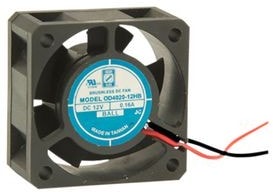 doc042775715 8005184051 OD4020-24HB, DC Fans DC Fan, 40x40x20mm, 24VDC, 9CFM, 0.09A, 36dBA, 7800RPM, Dual Ball, Lead Wires Hirschmann — изображение 1