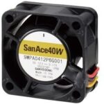 8025721510 9WPA0424P6G001, DC Fans Axial Fan, 40x40x20mm, 24VDC, 13.4CFM, Splash/Dust Proof, Tach/PWM, IP68 Hirschmann