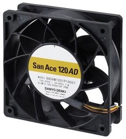 doc042778602 8028993470 9ADAW1201P1H001, EC Fans AC, DC Axial Fan, 120x120x38mm, 100-240VAC, Splash Proof, Rib, Tach/PWM, IP68 Hirschmann — изображение 1