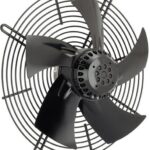 8004985902 S4E360-EC20-51, AC Fans AC Axial Fan, 360x360x76mm, 230VAC, 1556CFM, 50W, 59dBA, Ball, IP44 Hirschmann