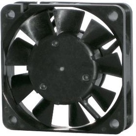 8034056230 06015KA-12N-AA-00, Fan Tubeaxial 12VDC Square - 60mm L x 60mm H Ball 18.4 CFM (0.515m³/min) 2 Wire Leads Hirschmann