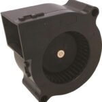 8034030273 05125GS-12N-AAD-0, Fan Blower 12VDC Square/Rounded - 51mm L x 51mm H Ball 7.1 CFM (0.199m³/min) 2 Wire Leads Hirschmann