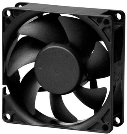 8004788931 PF80251V3-1000U-A99, DC Fans Axial Fan, 80x80x25mm, 12VDC, 53CFM, 0.3"H2O, Vapo, Auto Restart, High Airflow Hirschmann