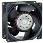 8033833124 3412N/39HH, Fan Tubeaxial 12VDC Square - 92mm L x 92mm H Ball 60.1 CFM (1.68m³/min) 3 Wire Leads Hirschmann — изображение 2