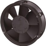 8033964235 17250VA-24P-EA-00, Fan Tubeaxial 24VDC Round - 172.7mm Dia Ball 282.0 CFM (7.90m³/min) 2 Wire Leads Hirschmann