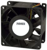 8009229269 08038PB-B3L-EA-00, AC Axial Fan, 230V, Square, 80 mm, 38 mm, Ball Bearing, 26.8 CFM Hirschmann