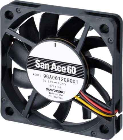 8007121992 9GA0612G9001, DC Fans DC Axial Fan, 60x60x10mm, 12VDC, High Performance, Low Power, Tachometer Hirschmann