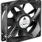 8004746744 AFB0612SH-A, DC Fans DC Tubeaxial Fan, 60x25mm, 12VDC, Ball Bearing, Lead Wires Hirschmann