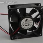 8017105825 Вентилятор Delta AFB0824SH 80x80x25 24V 0.33A 2pin / 3pin Hirschmann