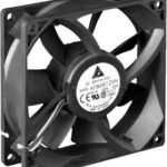 8004663490 AFB0912M-F00, DC Fans Tubeaxial Fan, 92x25.4mm, 12VDC, Ball, 3x Lead Wires, Lock Rotor Sensor, Tach Hirschmann