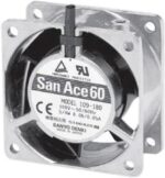 8006005183 109P0624S701, Fan Tubeaxial 24VDC Square - 60mm L x 60mm H Ball 16.9 CFM (0.473m³/min) 3 Wire Leads Hirschmann
