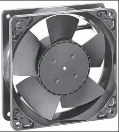8006139719 4184N/2X, Fan Tubeaxial 24VDC Square - 119mm L x 119mm H Ball 106.0 CFM (2.97m³/min) 3 Wire Leads Hirschmann