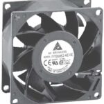 8004747188 FFB0824SHE-F00, DC Fans DC Tubeaxial Fan, 80x38mm, 24VDC, Ball Bearing, 3x Lead Wires, Tachometer Hirschmann