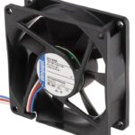8009482772 8412N/2GH, 8400 N Series Axial Fan, 12 V dc, DC Operation, 79m³/h, 2.8W, 80 x 80 x 25mm Hirschmann