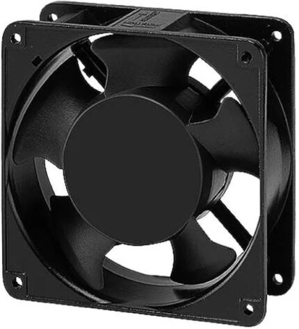 8004788730 DP201A-2123HBL.GN, AC Fans Axial Fan, 120x120x38mm, 220-240VAC, 87/107CFM, 0.26/0.32"H2O, Ball, Wire Hirschmann