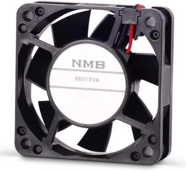 doc043160059 8004799696 06015VA-24L-AT-00, DC Fans DC Tubeaxial Fan, 60x60x15mm, 24VDC, 14.5CFM, Rib Mount, 3 Wire, Tachometer Hirschmann — изображение 1