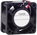 8009014480 04020VE-12Q-CT-00, DC Fans Tubeaxial Fan, 40x40x20mm, 12VDC, Stainless Steel Ball, 3 Wire, IP68/IP69K Hirschmann