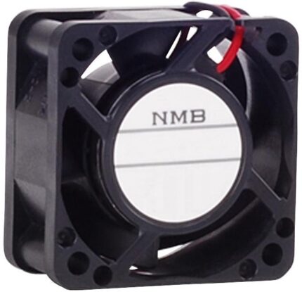 8009014480 04020VE-12Q-CT-00, DC Fans Tubeaxial Fan, 40x40x20mm, 12VDC, Stainless Steel Ball, 3 Wire, IP68/IP69K Hirschmann