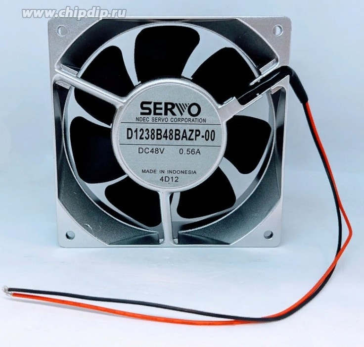 doc043199809 8017320670 Вентилятор Servo d1238b48bazp-oo 48v 0.56a 3pin 118x38 120x38 () Hirschmann — изображение 1