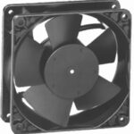 8004985187 4114N/2HU-272, DC Fans Tubeaxial Fan, 119x119x38mm, 24VDC, 140CFM, Speed Signal/Open Collector, IP68 Hirschmann