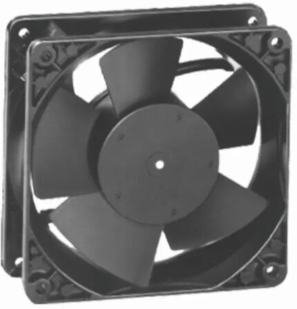 8005753699 4114N/2HU-272, Fan Tubeaxial 24VDC Square - 119mm L x 119mm H Ball 140.0 CFM (3.92m³/min) 2 Wire Leads Hirschmann