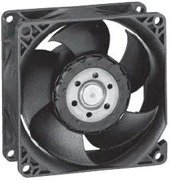 8004985517 8314/2, DC Fans Tubeaxial Fan, 80x80x32mm, 24VDC, 31.8CFM, Speed Signal/Open Collector Output Hirschmann