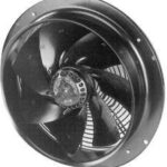 8004985929 W2E200-CH86-70, AC Fans AC Axial Fan, 200x200x80mm, 115VAC, 600CFM, 77W, 62dBA, Ball Bearing, IP44 Rated Hirschmann