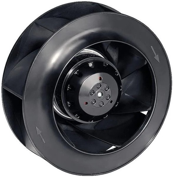 doc043229775 8004985820 R2E225-AT55-12, Blowers & Centrifugal Fans AC Motorized Impeller, 225mm Round, 115VAC, 4 Lead Wire+Splice Terminal Hirschmann — изображение 1