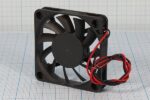 8009977010 Вентилятор 60x60x10, напряжение 12В, ток 0.18А, выводы 2L, подшипник скольжения, FSY61S12H Hirschmann — изображение 2