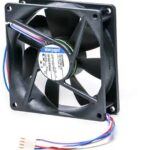8004985135 3412N/2GHHP-479, DC Fans DC Tubeaxial Fan, 3-Pin, Speed Signal/Open Collector Output Hirschmann