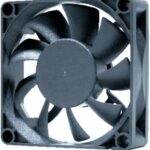 8005184102 OD7025-24HHB, DC Fans DC Fan, 70x70x25mm, 24VDC, 51CFM, 0.2A, 46dBA, 5000RPM, Dual Ball, 2x Lead Wires Hirschmann