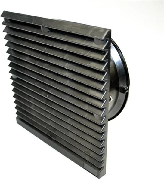 doc043288743 8005183843 OA172LFG111TXC, AC Fans Louvered Filter Fan Snap-On Guard Kit with 109mm Fan, 204x77.5mm, 120VAC, IP54 Hirschmann — изображение 1