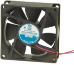 8005184108 OD8025-05HB, DC Fans DC Fan, 80x80x25mm, 5VDC, 35CFM, 32dBA, Ball Bearing, Lead Wires Hirschmann