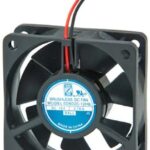 8006050966 OD6020-24HB, Fan Tubeaxial 24VDC Square - 60mm L x 60mm H Ball 18.0 CFM (0.504m³/min) 2 Wire Leads Hirschmann