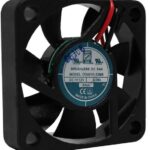 8005184032 OD4010-12HB02A, DC Fans DC Fan, 40x40x10mm, 12VDC, 7CFM, Ball, 2xWire 26AWG, Alarm Output Open Collector Hirschmann