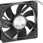 8005925670 OD1225-24HB02A, Fan Tubeaxial 24VDC Square - 120mm L x 120mm H Ball 120.0 CFM (3.36m³/min) 3 Wire Leads Hirschmann