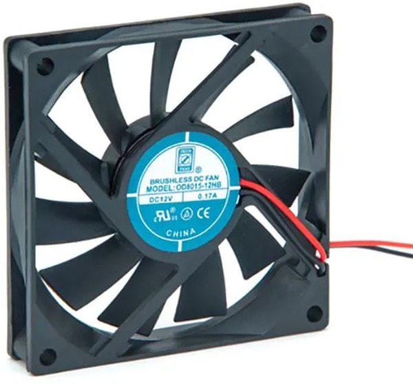 doc043289055 8006090871 OD7015-12MB, FAN AXIAL 70X15.5MM 12VDC WIRE Hirschmann — изображение 1