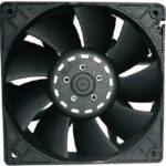 8005183963 OD1225-48HB, DC Fans DC Fan, 120x120x25mm, 48VDC, 86CFM, 0.09A, 42dBA, 3000RPM, Dual Ball, Lead Wires Hirschmann