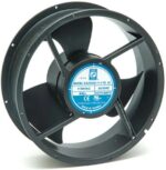 8005183885 OA254AP-11-1WB, AC Fans Tubeaxial Fan, 254x89mm Round, 115VAC, 547CFM, 33W, 55dBA, 1650RPM, Ball, Lead Hirschmann