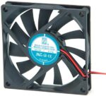 8005184106 OD8015-24HB, DC Fans DC Fan, 80x80x15mm, 24VDC, 30CFM, 0.1A, 33dBA, 3200RPM, Dual Ball, 2xLeads 24AWG Hirschmann