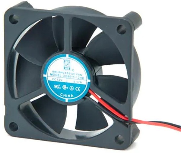 doc043289288 8005957236 OD6015-24HB, Fan Tubeaxial 24VDC Square - 60mm L x 60mm H Ball 16.0 CFM (0.448m³/min) 2 Wire Leads Hirschmann — изображение 1