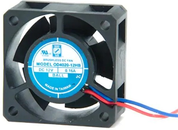 doc043289356 8005184046 OD4020-05HB, DC Fans DC Fan, 40x40x20mm, 5VDC, 9CFM, 3036dBA, 7800RPM, Dual Ball Bearing, Lead Wires Hirschmann — изображение 1