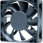 8005184097 OD7020-12HB, DC Fans DC Fan, 70x70x20mm, 12VDC, 41.5CFM, 0.35A, 4500RPM, Dual Ball, 2x Lead Wires Hirschmann